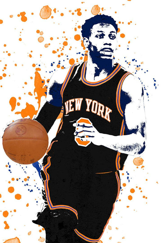 Rj Barrett Canadian Basketball New York Knicks Team Jigsaw Puzzle