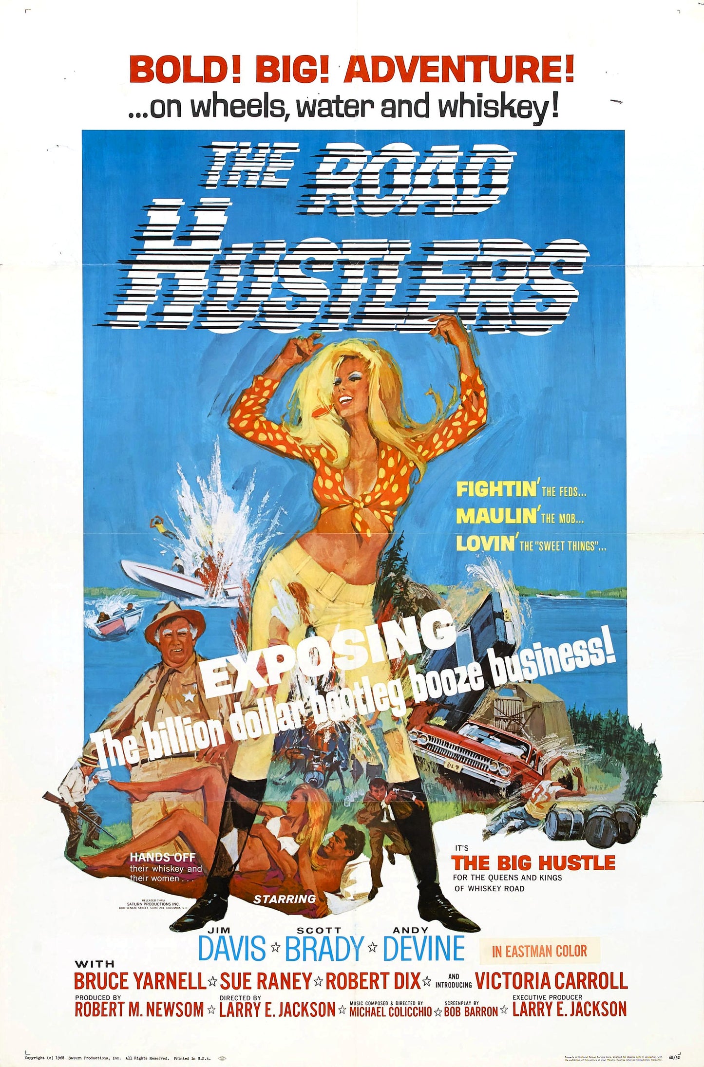 Road Hustlers 01 Movie Magnet