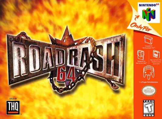 Road Rash 64 N64 Print Poster
