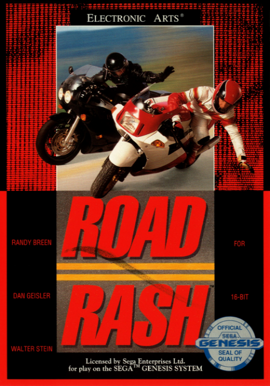 Road Rash (Usa) Genesis Print Poster