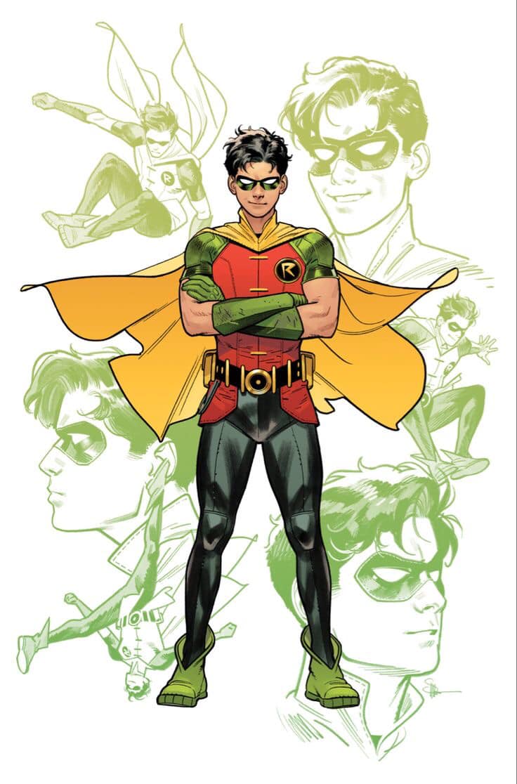 Robin Character Design Print Poster