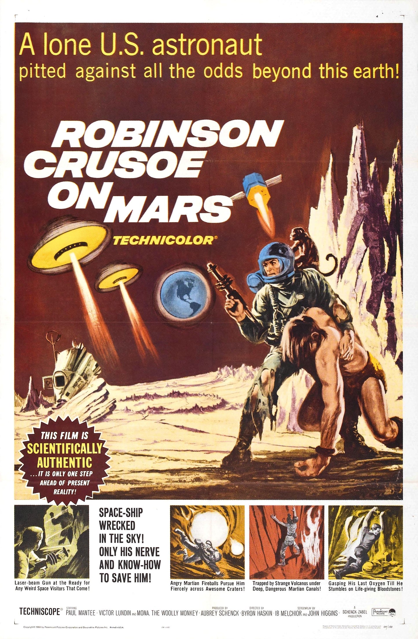 Robinson Crusoe On Mars 01 Movie Magnet