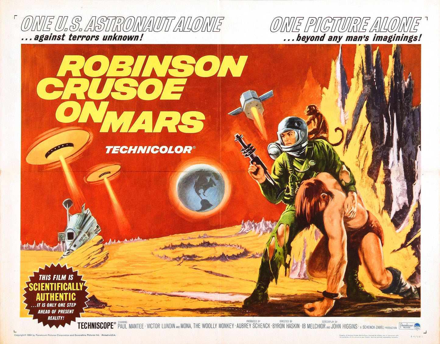 Robinson Crusoe On Mars 02 Movie Magnet