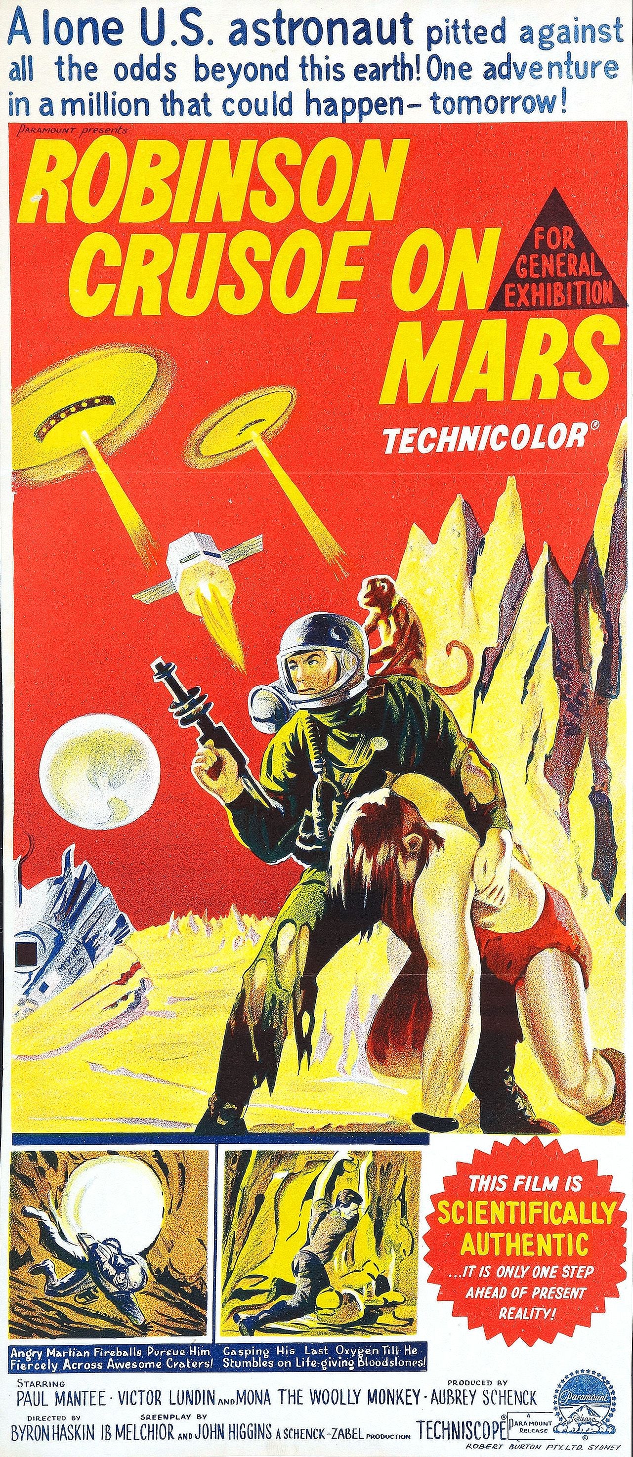 Robinson Crusoe On Mars 04 Movie Magnet