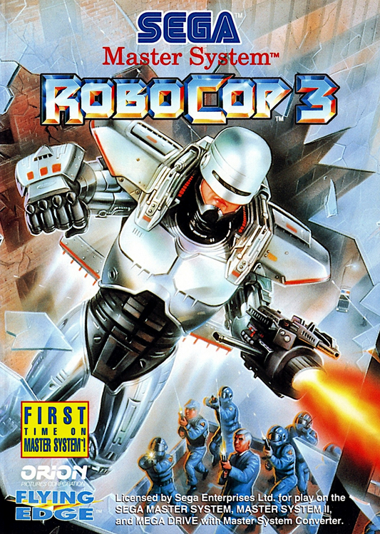 Robocop 3 Sega Master System Print Poster