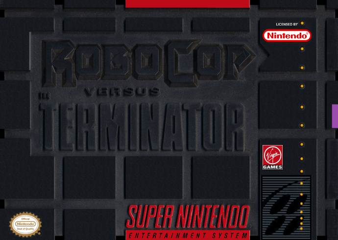Robocop Versus The Terminator (Usa) Snes Print Poster
