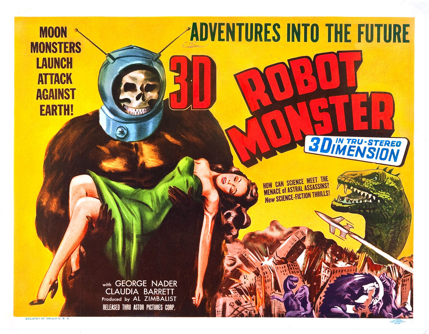 Robot Monster 02 Movie Magnet