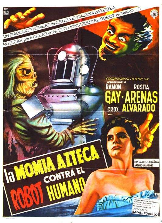Robot Vs Aztec Mummy 01 Movie Magnet