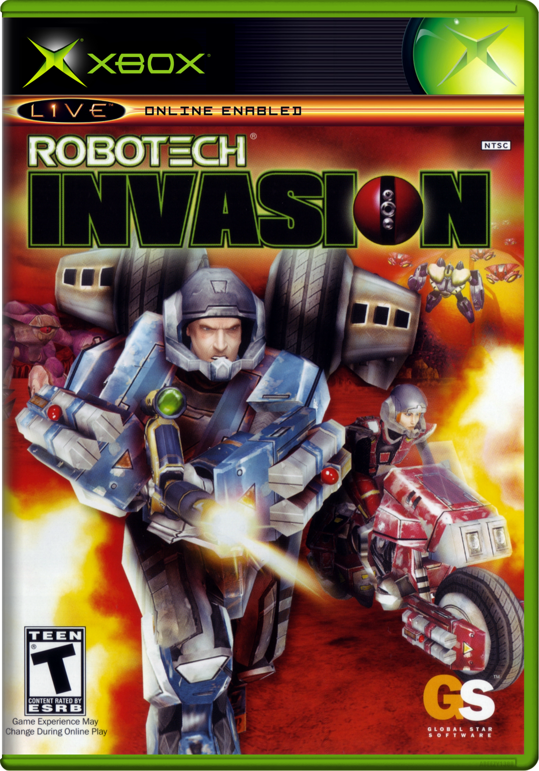 Robotech Invasion Xbox Print Poster