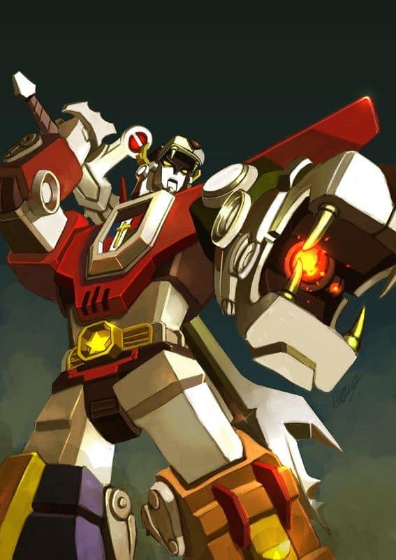 Robotic Hero Pose Print Poster