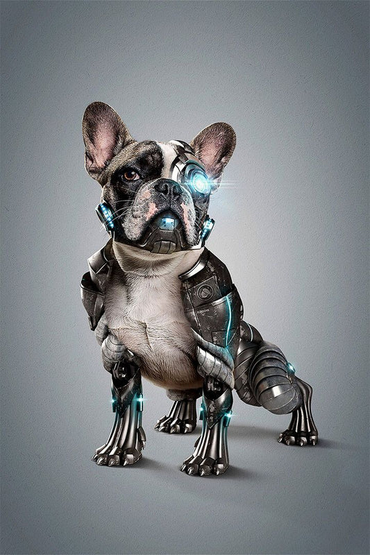 Robotic Dog Friendship Alex Scifi Fantasy Movie Room Wall Decor Jigsaw Puzzle