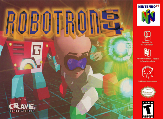 Robotron 64 N64 Print Poster