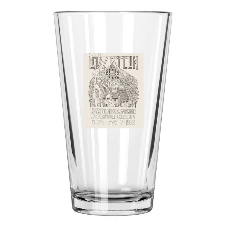 Rock Band Led Zeppelin Photo Houses Of The Holy Pint Beer Drinking Glass