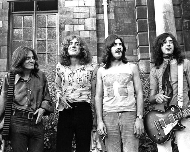 Rock Band Led Zeppelin Glossy Magnet Robert Plant Print Jimmy Page