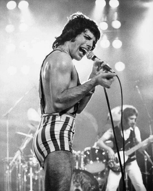 Rock Band Queen Freddie Mercury Glossy Magnet Rock And Roll Magnet