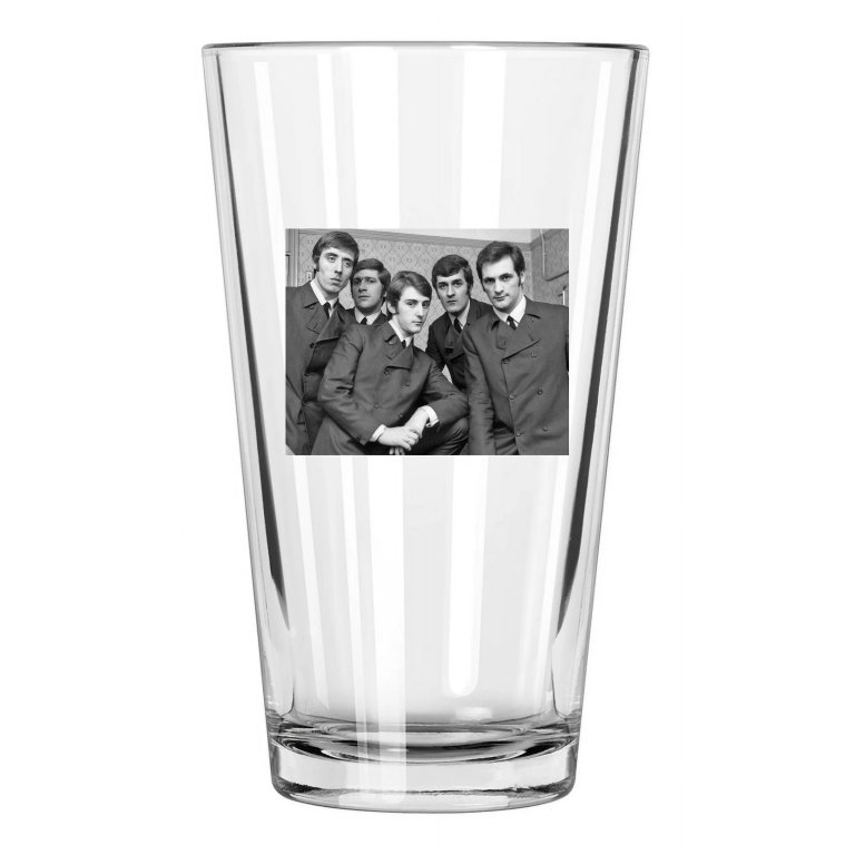Rock Band The Moody Blues Photo Portrait Mike Pinder 1 Pint Beer Drinking Glass