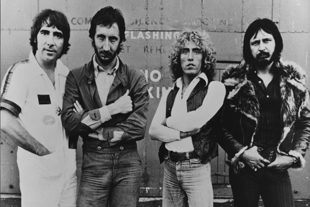 Rock Band The Who Townsend Daltrey Moon Enwistle Vintage Picture Magnet