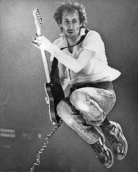 Rock Guitarist Pete Townshend Glossy Keychain The Who Keychain