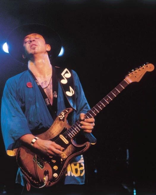 Rock Guitarist Stevie Ray Vaughan Glossy Photo Music Singer Print Poster