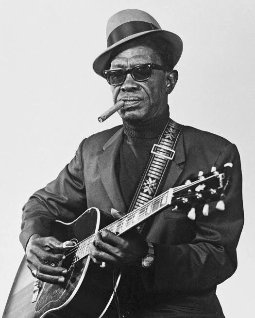Rock Guitarist Singer Lightnin' Hopkins Glossy Photo Music Print Poster 2