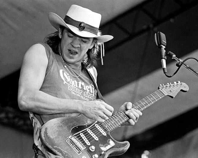Rock Guitarist Singer Stevie Ray Vaughan Glossy Photo Music Print Poster 2