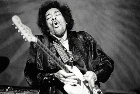 Rock Musician Jimi Hendrix Plays Guitar In San Francisco Magnet 8 X 10 Reprint
