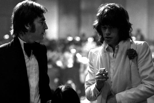 Rock Musicians Mick Jagger John Lennon Beatles Rolling Stones Photo