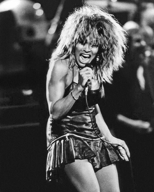 Rock Pop Singer Tina Turner Glossy Keychain Private Dancer Tour Keychain