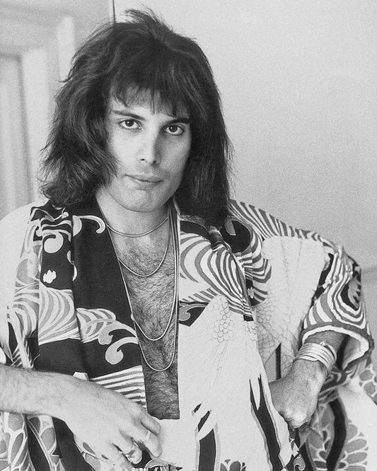Rock Singer Freddie Mercury Glossy Magnet Rock And Roll Print Queen Portrait