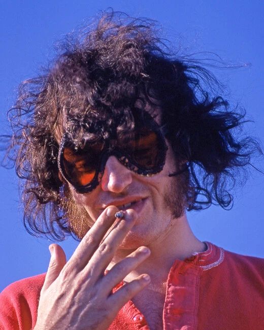 Rock Soul Singer Joe Cocker With Cigarette Glossy Keychain Print Music Keychain