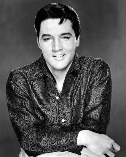 Rock And Roll Elvis Presley Glossy Keychain Music Print Portrait Keychain 1