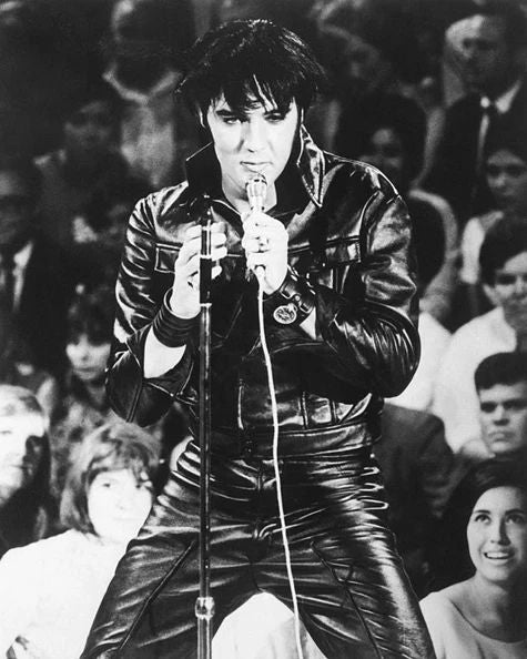 Rock And Roll Elvis Presley Glossy Keychain Singer Print Celebrity Keychain