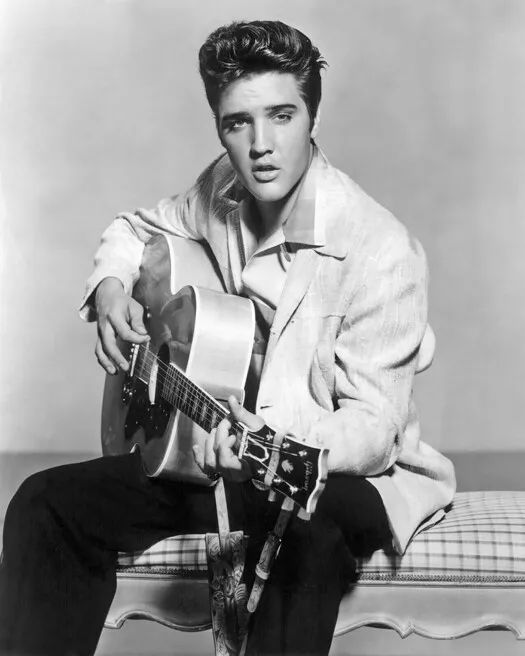Rock And Roll Elvis Presley Keychain Singing Celebrity Print Glossy Keychain