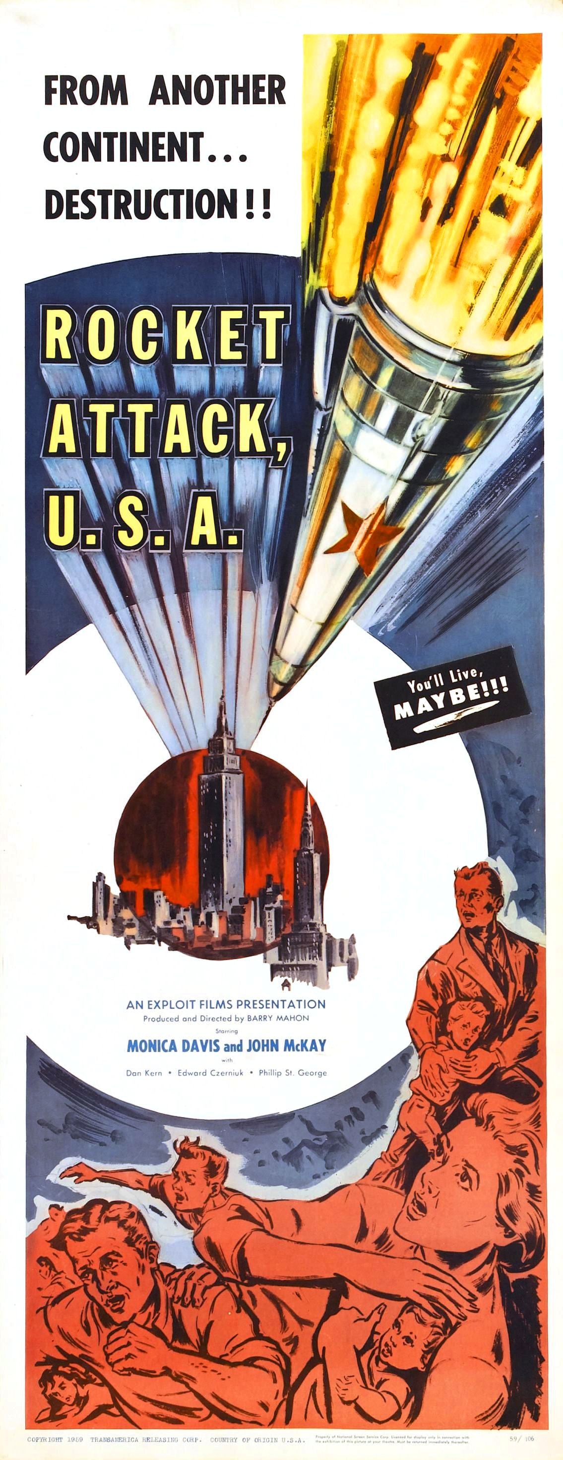 Rocket Attack Usa 02 Movie Magnet