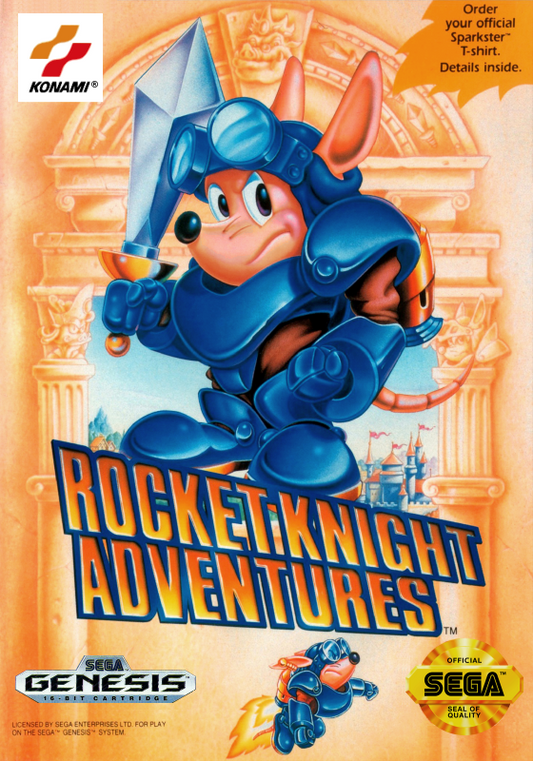 Rocket Knight Adventures (Usa) Genesis Magnet