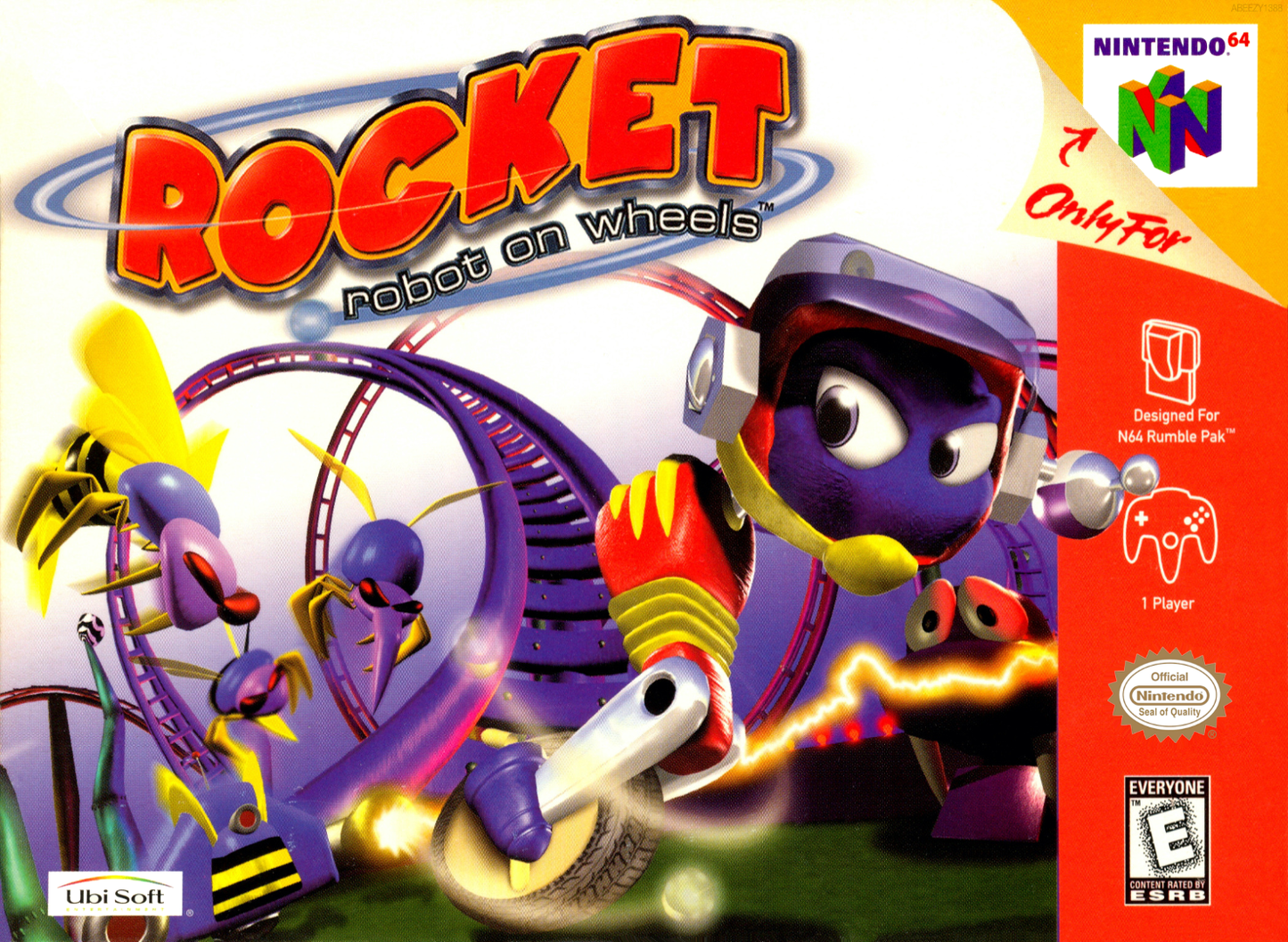 Rocket Robot On Wheels N64 Print Poster