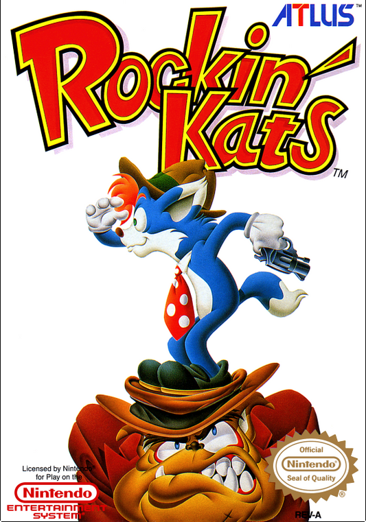Rockin Kats (Usa) (Bordered For Nes Classic Use) Nes Print Poster
