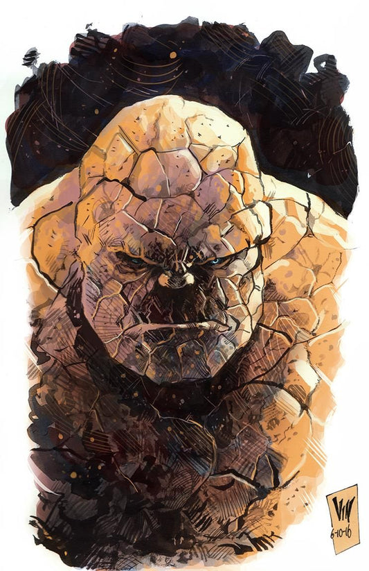 Rocky Hero Portrait Print Poster