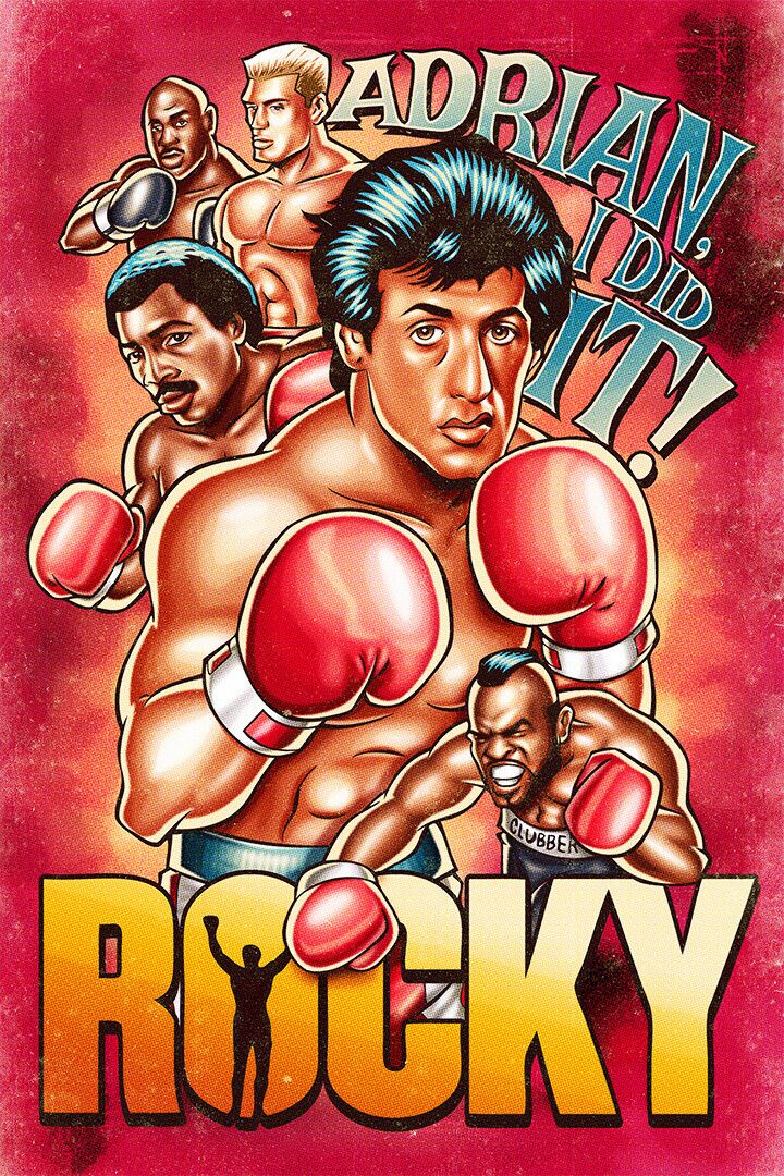 Rocky Movie Sylvester Stallone Boxing Jigsaw Puzzle