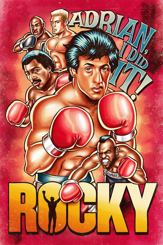 Rocky Movie Sylvester Stallone Boxing Jigsaw Puzzle