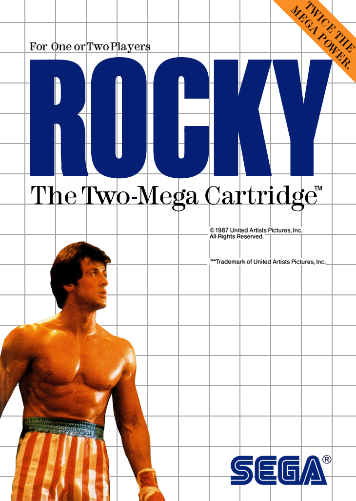 Rocky Sega Master System Print Poster