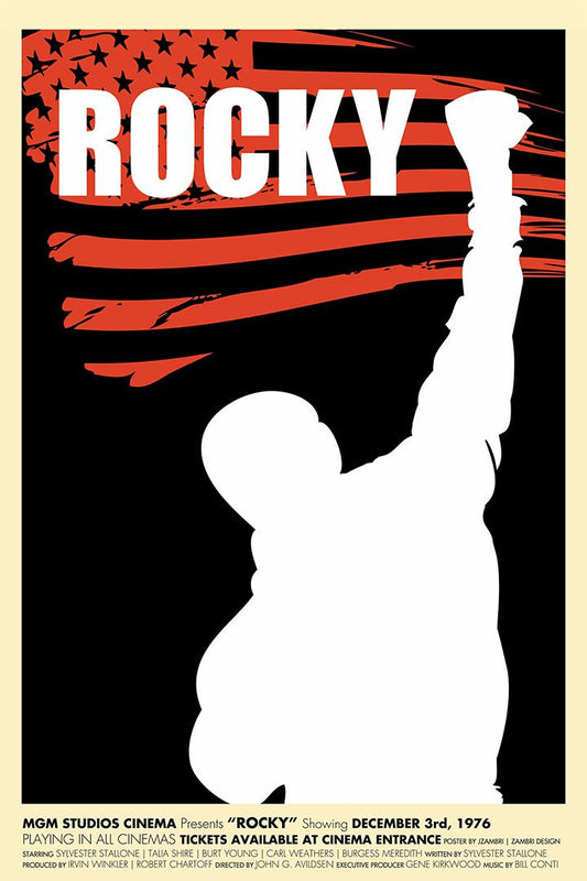 Rocky Sport Action Drama Movie Print Wall Art Home Decor Poster