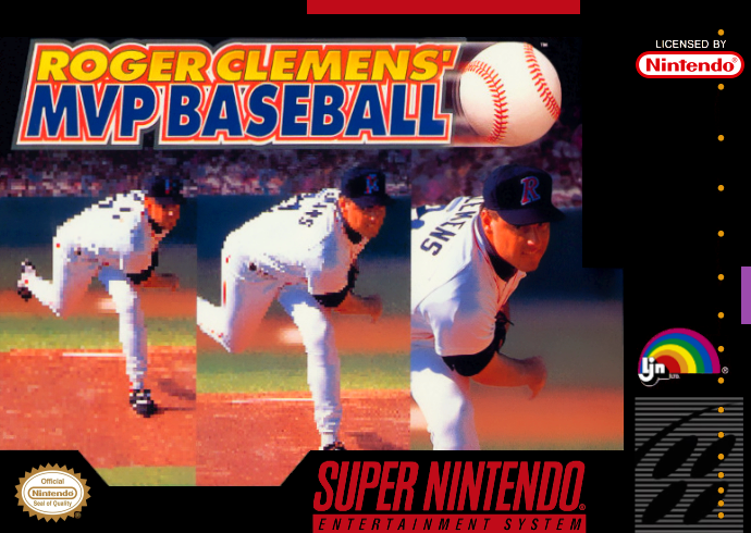 Roger Clemens Mvp Baseball (Usa) Snes Print Poster
