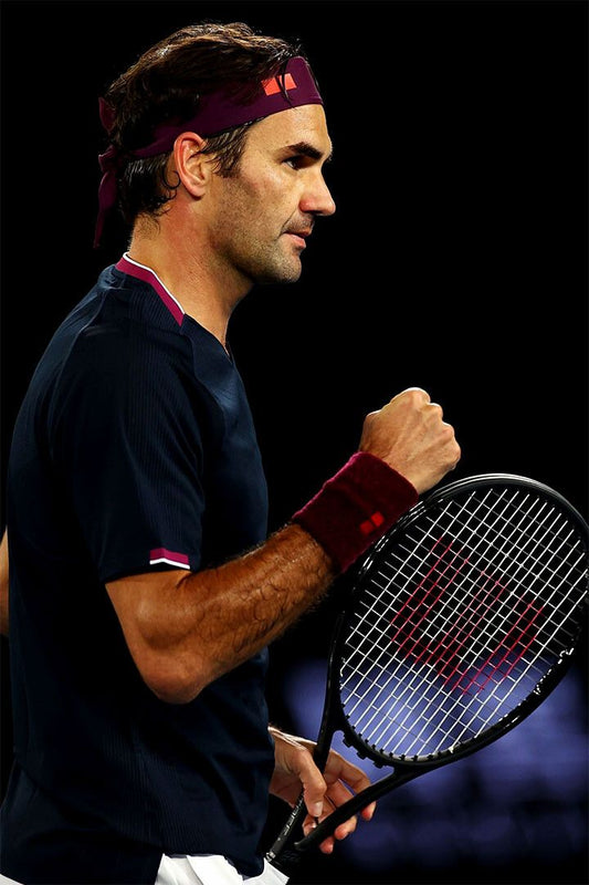 Roger Federer At Macth Sport Ahtlete Print Jigsaw Puzzle