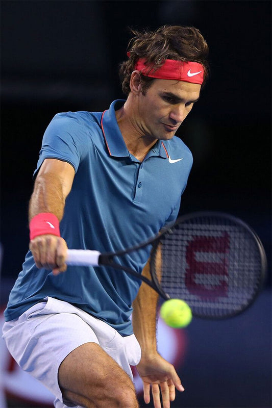 Roger Federer Great Tennis Player Backhand Decor Wall Art Jigsaw Puzzle