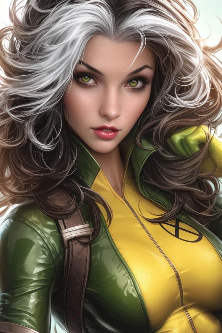 Rogue Portrait Detailed Print Poster