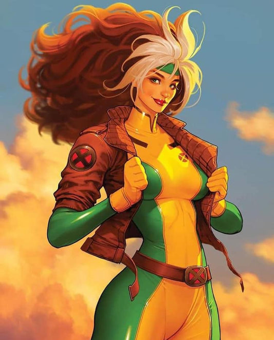 Rogue Superhero Portrait (2) Print Poster