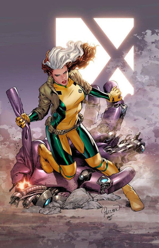 Rogue Vs Bot Comic Action Print Poster