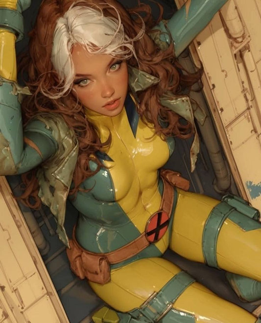 Rogue Xmen Character Portrait Print Poster