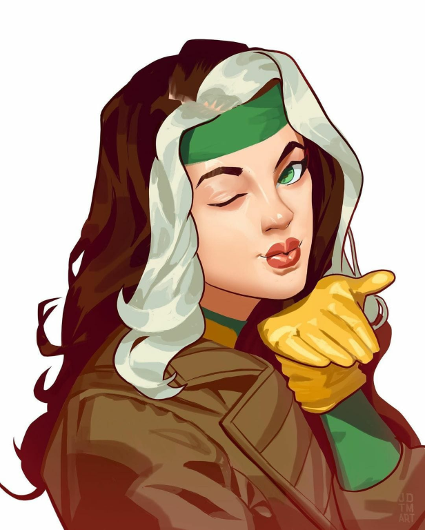 Rogue Green Yellow Costume 4578 Print Poster